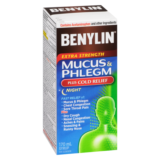 Extra Strength Nighttime Mucus & Phlegm Syrup 170ml
