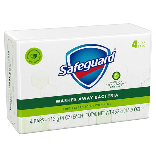 Aloe Antibacterial Bar Soap, 4 Pack (452g)