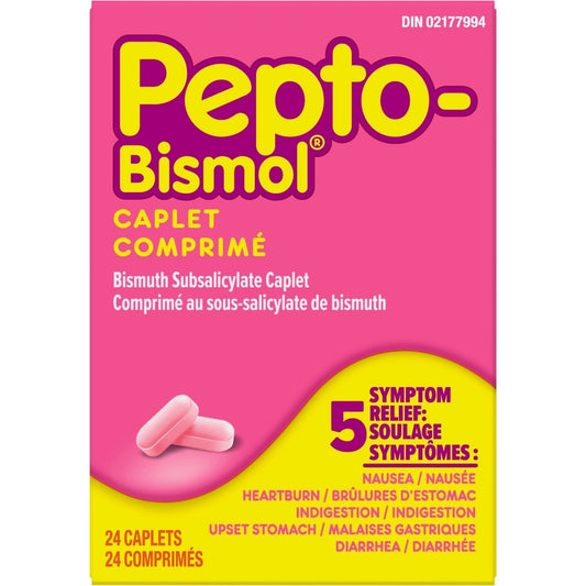 Digestive Relief Caplets, 24 Tablets
