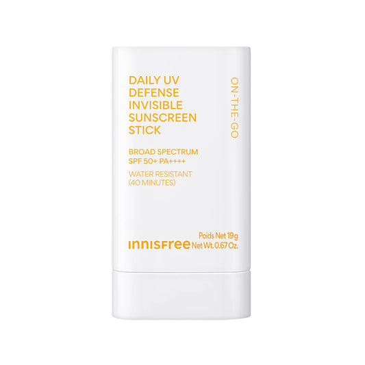 Daily UV Invisible Korean Sunscreen Stick SPF 50+ PA++++ for Face & Body