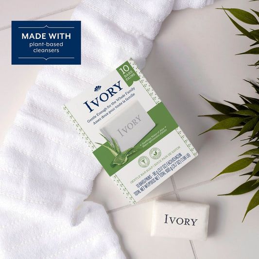 Aloe Scented Bar Soap 10-Pack, 90g Each