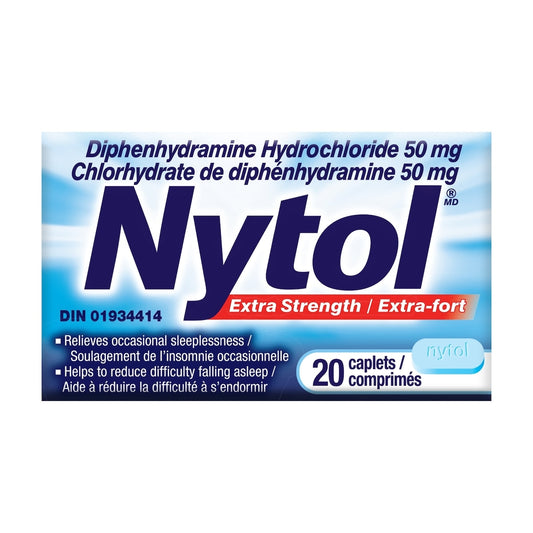 Nytol Sleep Aid 50mg Caplets 20 Count