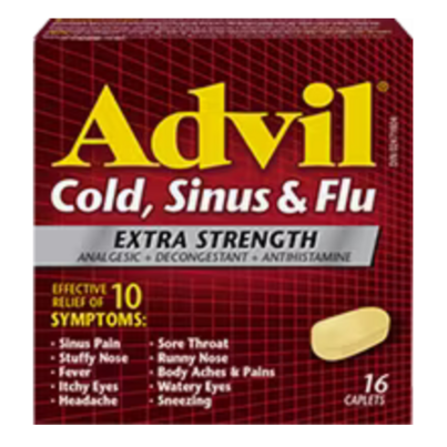 Advil Extra Strength Cold & Flu Caplets 16-Pack