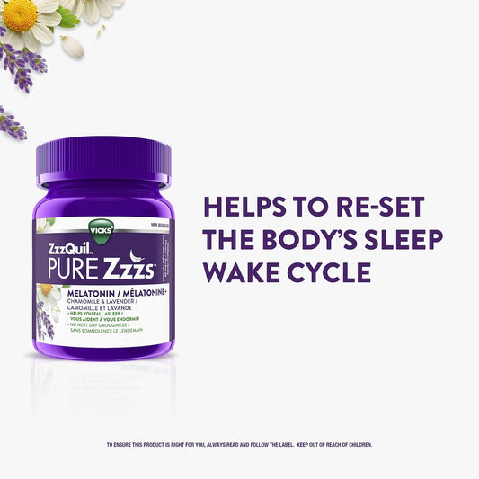 Pure Zzzs Melatonin Sleep Gummies 48 Count