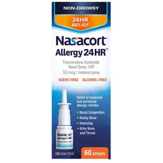 Nasacort Allergy 24HR Nasal Spray, 60 Doses