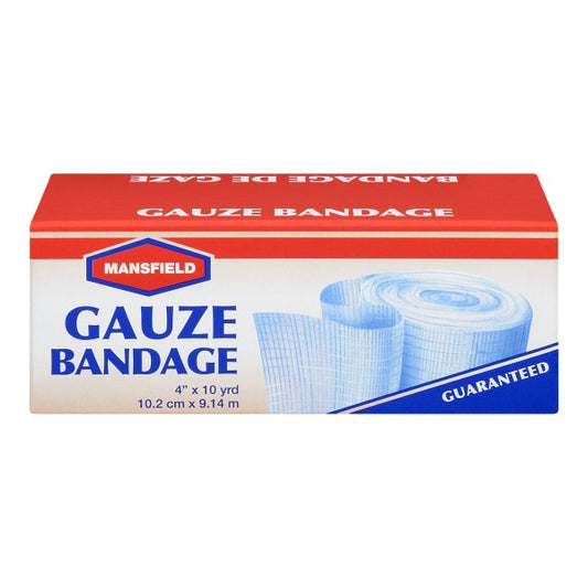 Gauze Roll 4" x 10 Yards, Single