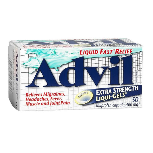 Advil Extra Strength Liqui-Gels 400mg, 50 Capsules