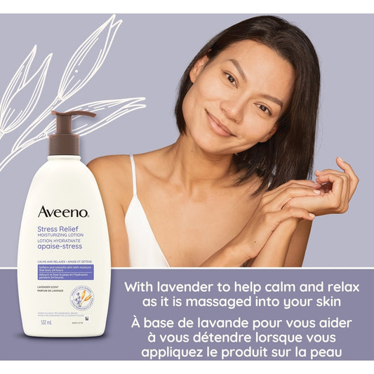 Stress Relief Moisturizing Lotion with Lavender 354ml