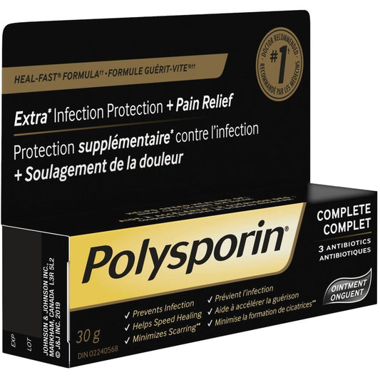 Polysporin Complete Antibiotic Ointment 30g