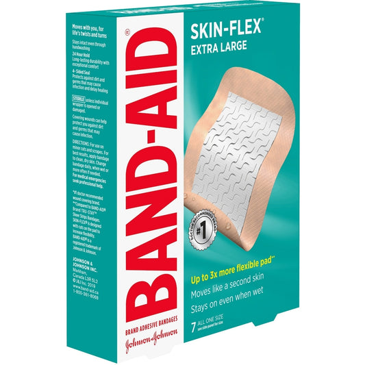 Skin-Flex Extra Large Adhesive Bandages, 7 Pack
