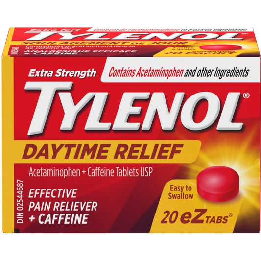 Tylenol Extra Strength Daytime Relief Tablets 20 Count