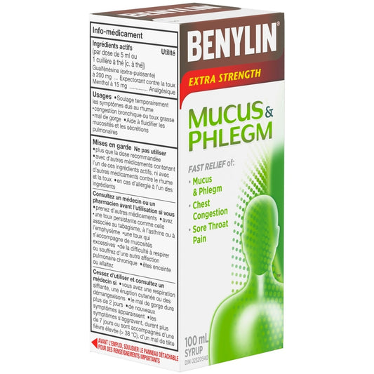 Extra Strength Mucus & Phlegm Relief Syrup 100mL