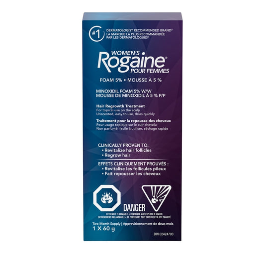 Women's Rogaine 5% Minoxidil Hair Regrowth Foam 60g