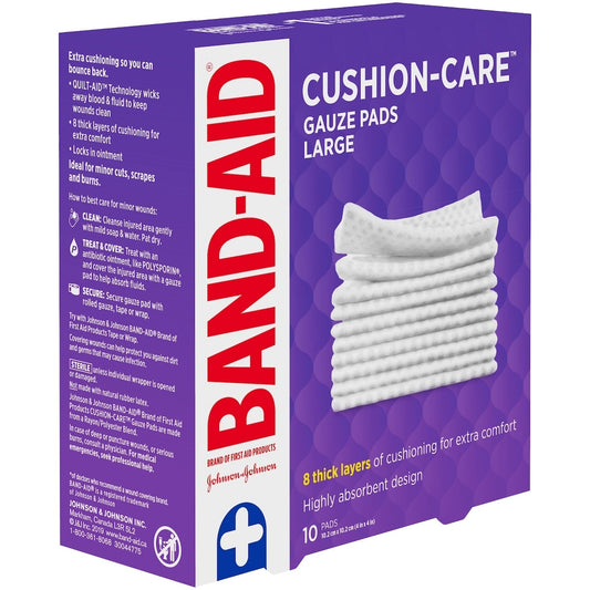 Large Sterile Gauze Pads 10-Pack