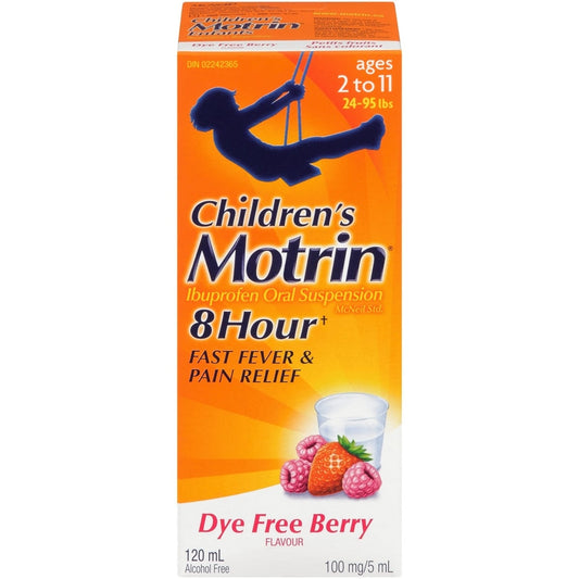 Children's Motrin Ibuprofen Suspension Berry 120mL