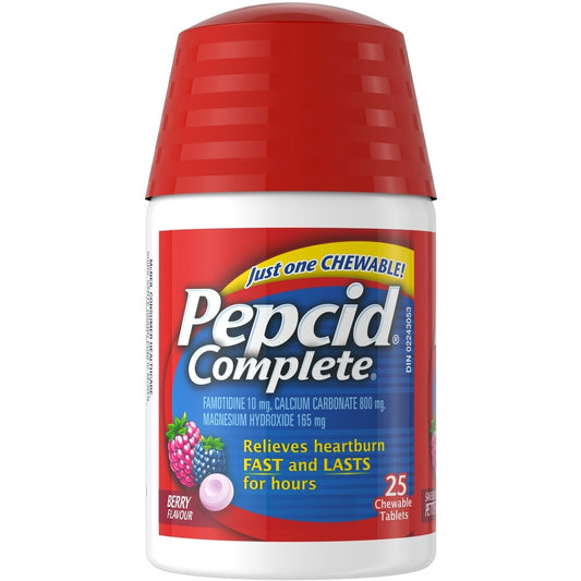 Pepcid Complete Berry Chewable Tablets, 25 Count