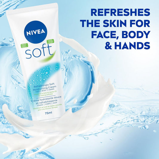 NIVEA Soft Moisturizing Cream Tube 75ml