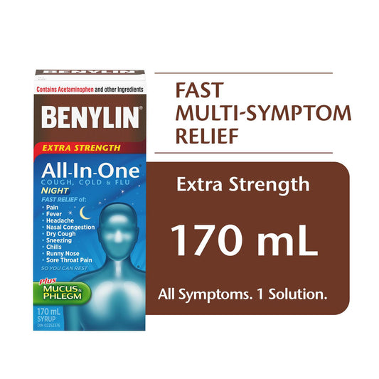 All-In-One Nighttime Cold & Flu Syrup 170ml