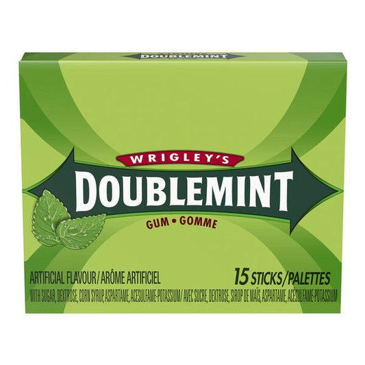 WRIGLEY'S DOUBLEMINT SLIMPACK 10'S