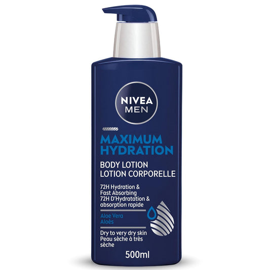 NIVEA Men Max Hydration Body Lotion 500ml