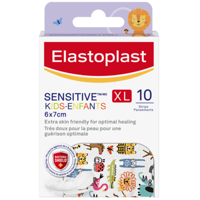 Sensitive Kids XL Plasters 10 Pack