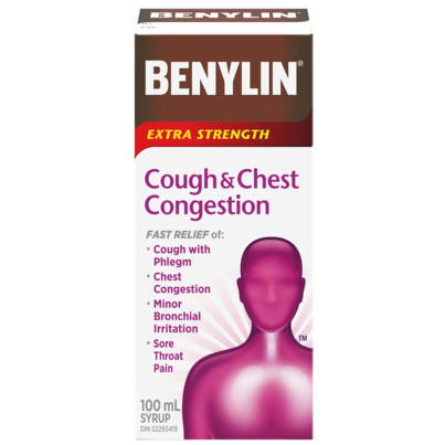 Benylin DM Extra Strength Cough Syrup 100mL