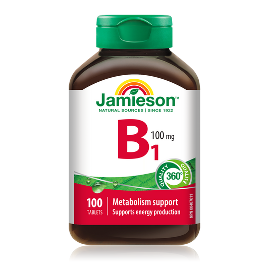 Vitamin B1 100mg Tablets, 100 Count