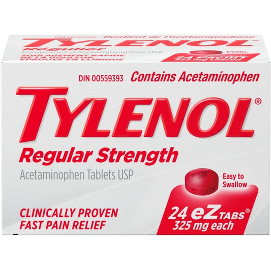Tylenol Regular Strength EZ Tabs 24 Tablets