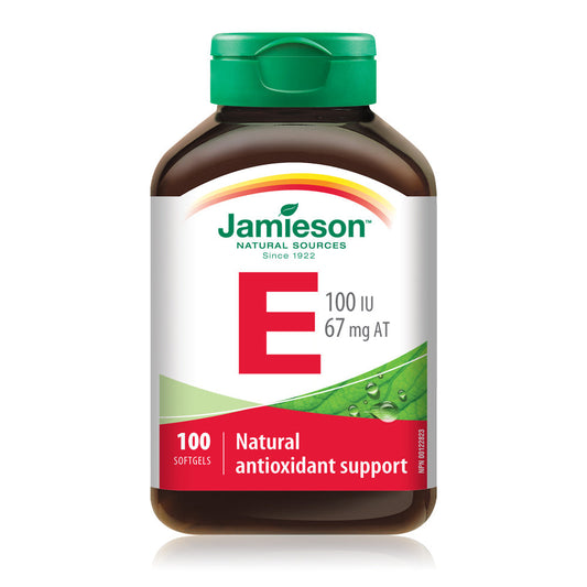 Vitamin E 100 IU Softgels, 100 Count