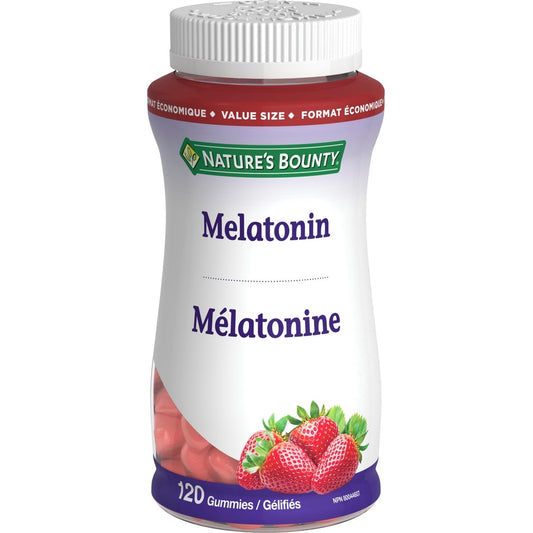 Melatonin Sleep Gummies, Strawberry, 120 Count
