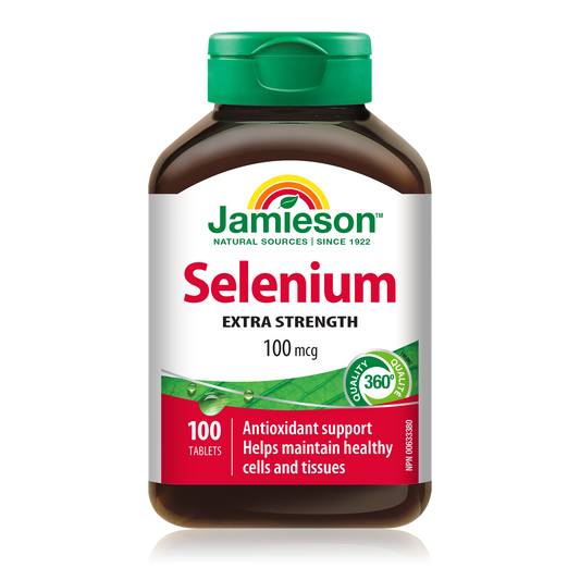 Selenium Yeast 100mcg Tablets - 100 Count