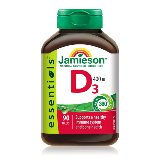 Vitamin D3 400 IU Tablets, 90 Count