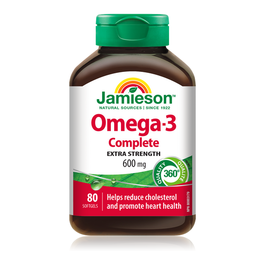 Omega-3 Complete Softgels 80 Count
