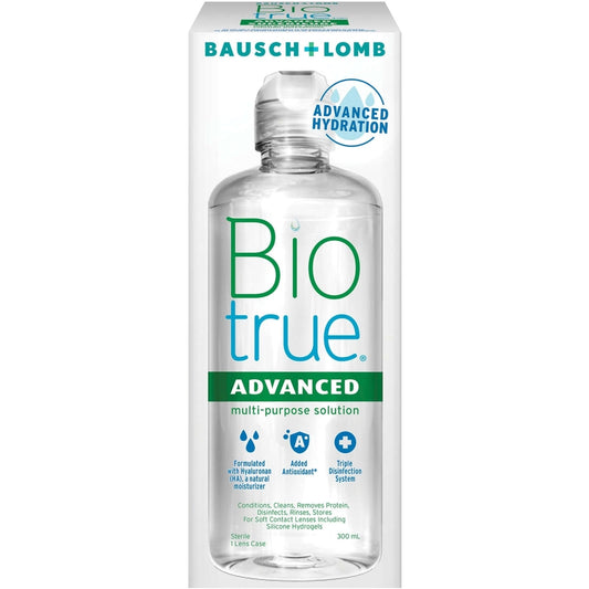Biotrue Advanced Multi-Purpose Solution with Lens Case 300ml