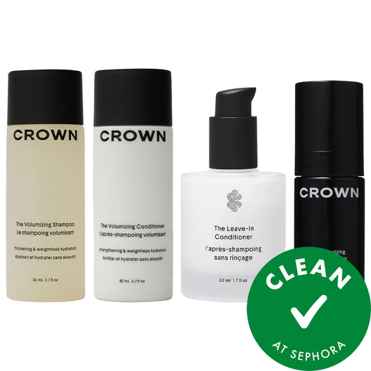 The Mini Air Dry Mousse Ritual Hair Set for Volume and Texture
