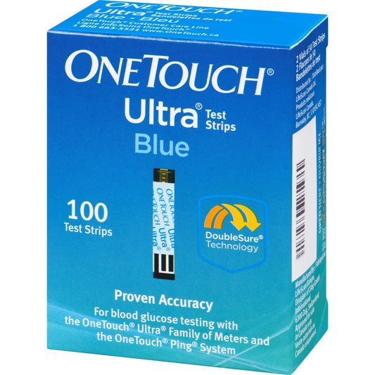 OneTouch Ultra Blood Glucose Test Strips, 100 Count