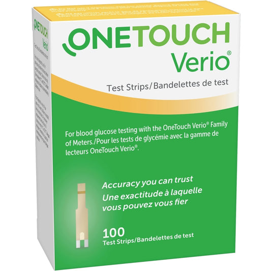 Verio Blood Glucose Test Strips 100-Pack