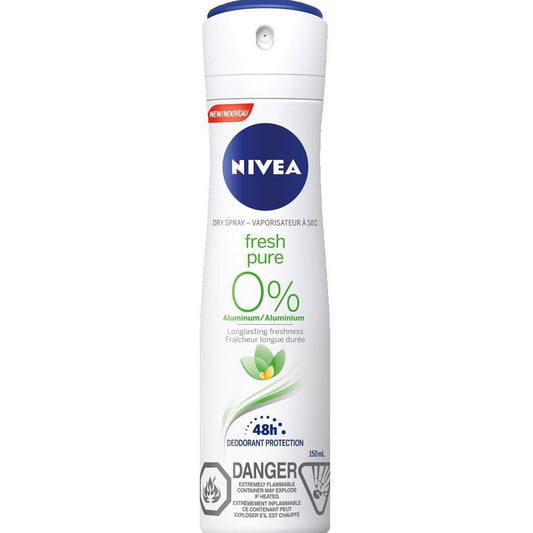 NIVEA Fresh Pure Aluminum-Free Deodorant Spray 150ml