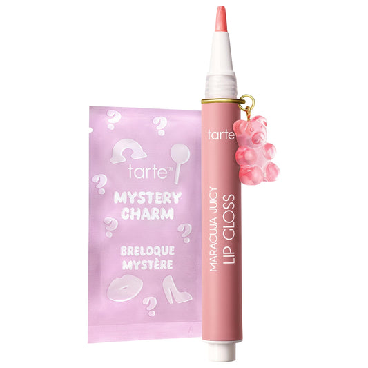 maracuja juicy lip plumping peptide gloss with charm