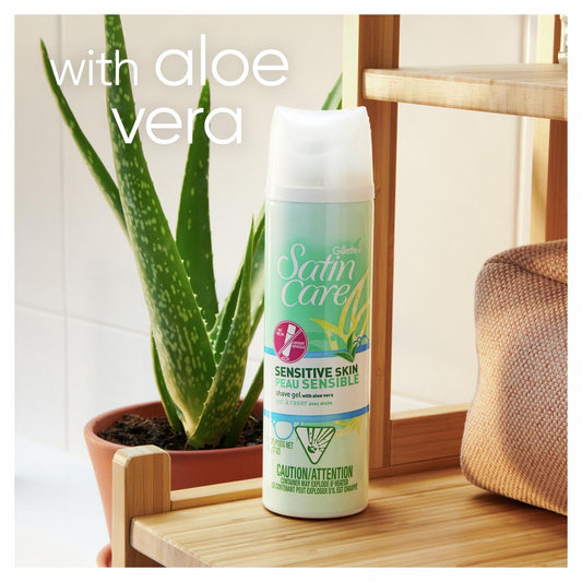Satin Care Sensitive Skin Shaving Gel for Women 198g
