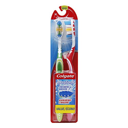 Twister Medium Toothbrush with Tongue Cleaner