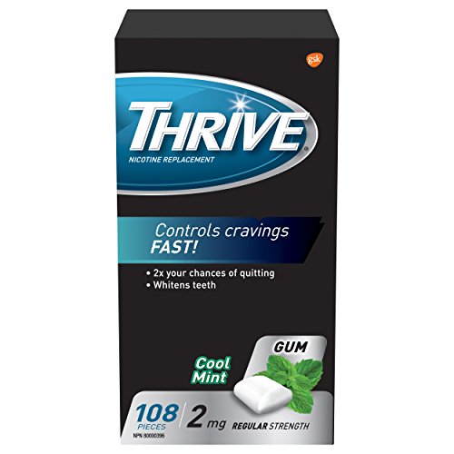 Thrive Nicotine Gum Cool Mint 2mg 108-Pack