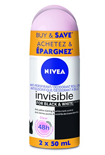 Nivea Black & White Invisible Water Lily Antiperspirant Duo 50ml