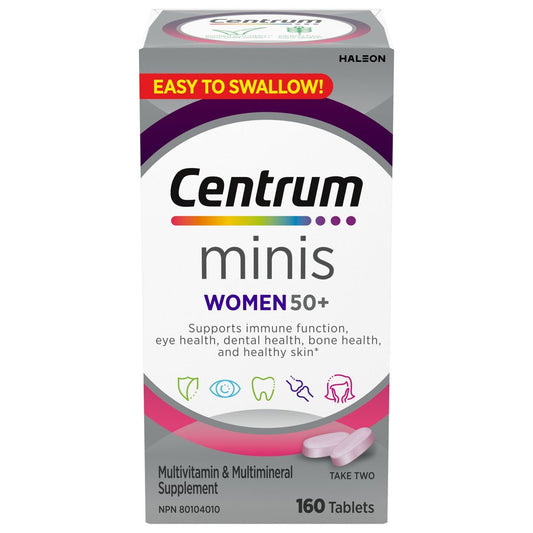 Centrum Minis Women 50+ Multivitamin Tablets, 160 Count