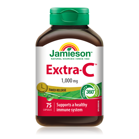 Extra-C 1000mg Vitamin C Tablets, 75 Count
