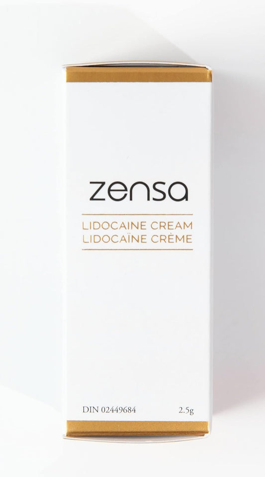 Zensa 5% Lidocaine Numbing Cream Single-Use 2.5g