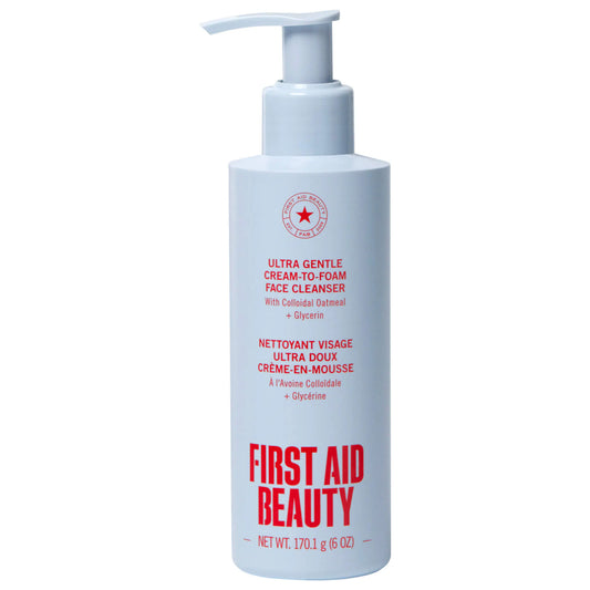 Ultra Gentle Pure Skin Cream-to-Foam Face Cleanser with Colloidal Oatmeal + Glycerin