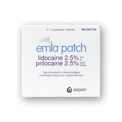 Emla Numbing Patches 1g, 2 Pack