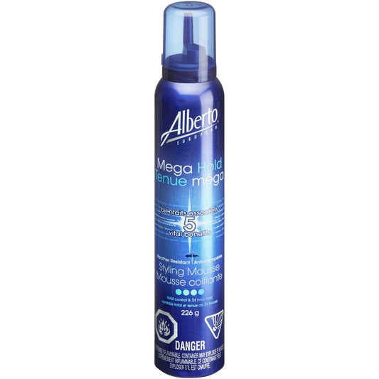 Mega Hold Hair Mousse 226g