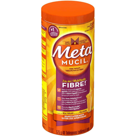Metamucil Orange Psyllium Fibre Powder 575g